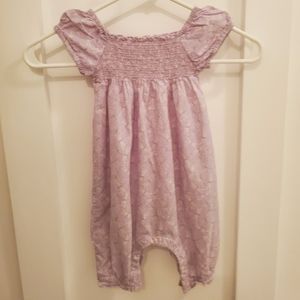 Baby Gap Girls Purple One Piece Outfit